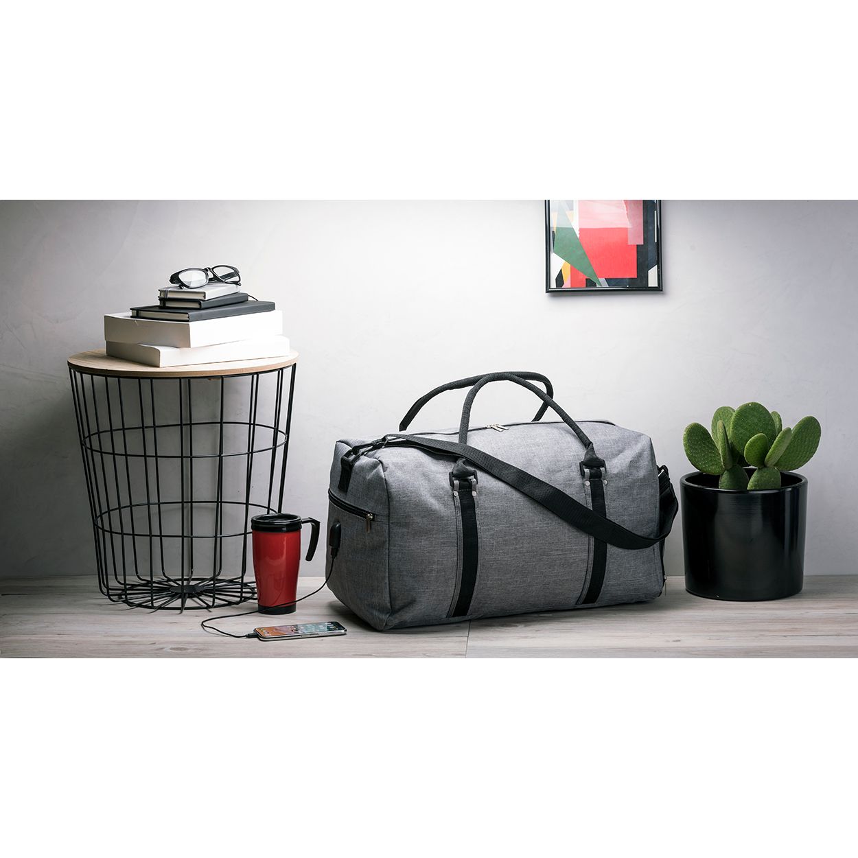 Cutler Sporttasche - aschgrau-451