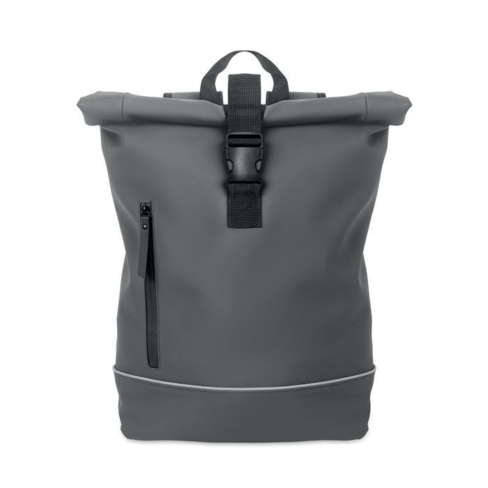 15" Rolltop-Laptop-Rucksack LAPTOSA - steingrau-391