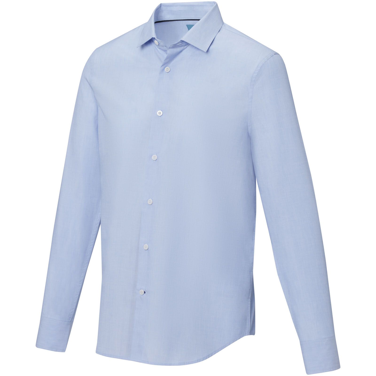 Cuprite Langarm Shirt aus Bio-Baumwolle für Herren - hellblau - 3XL-987