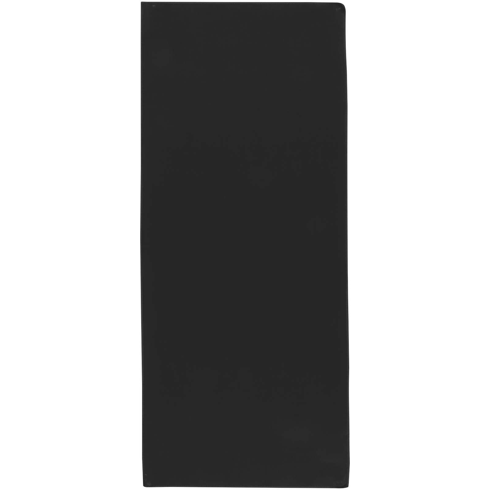 Lucas RPET Sporthandtuch 30 × 80 cm - schwarz-575