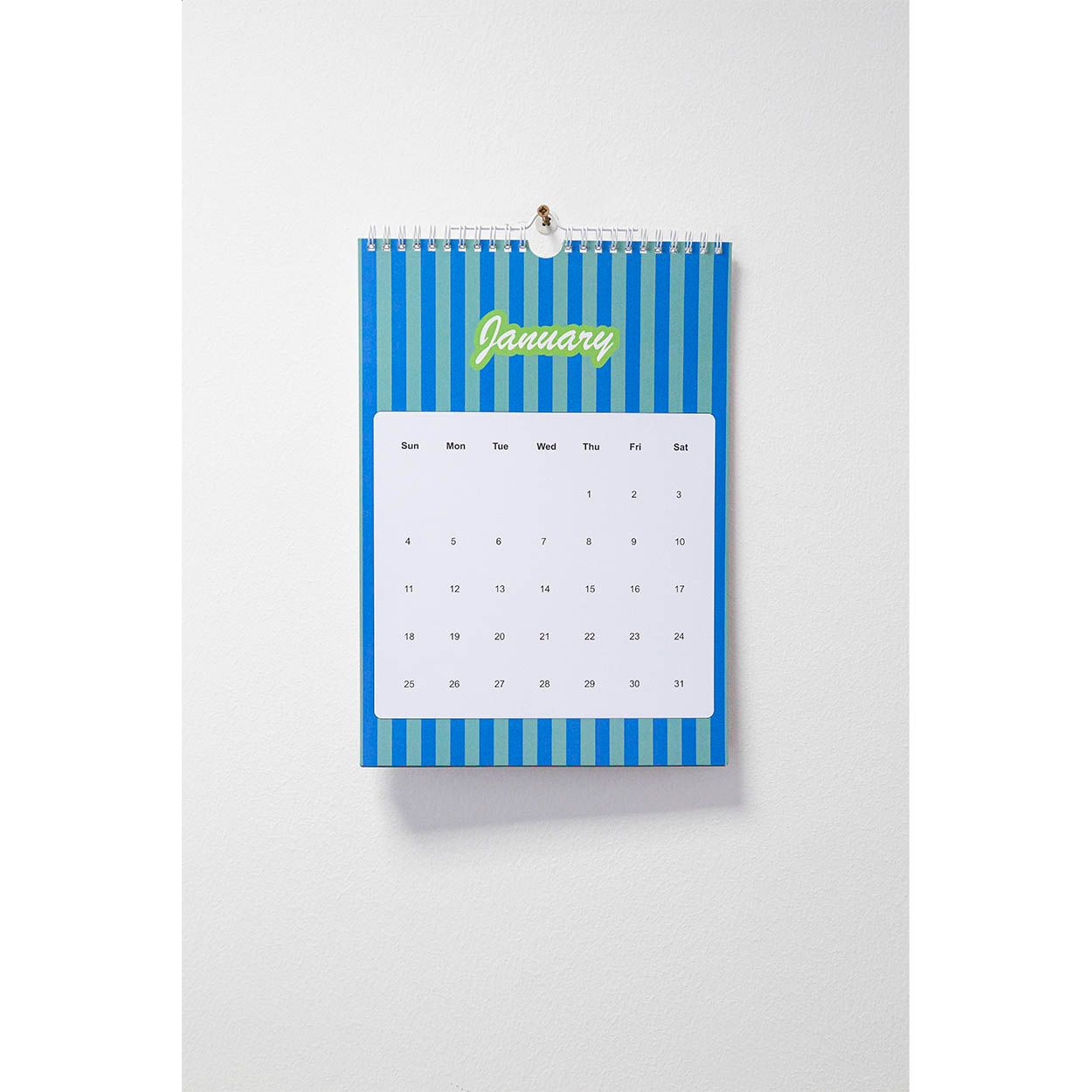 CreaDate Wall A4 Individueller Wandkalender - weiß-781