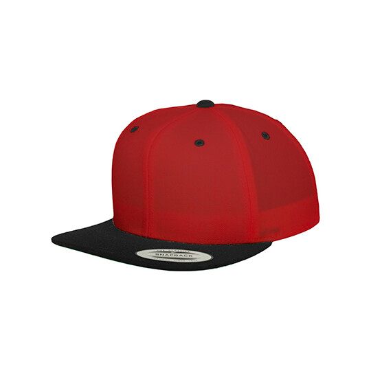 Classic Snapback 2-Tone - red - black-420