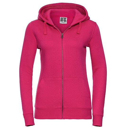 Ladies´ Authentic Zipped Hood Jacket - fuchsia - L-504