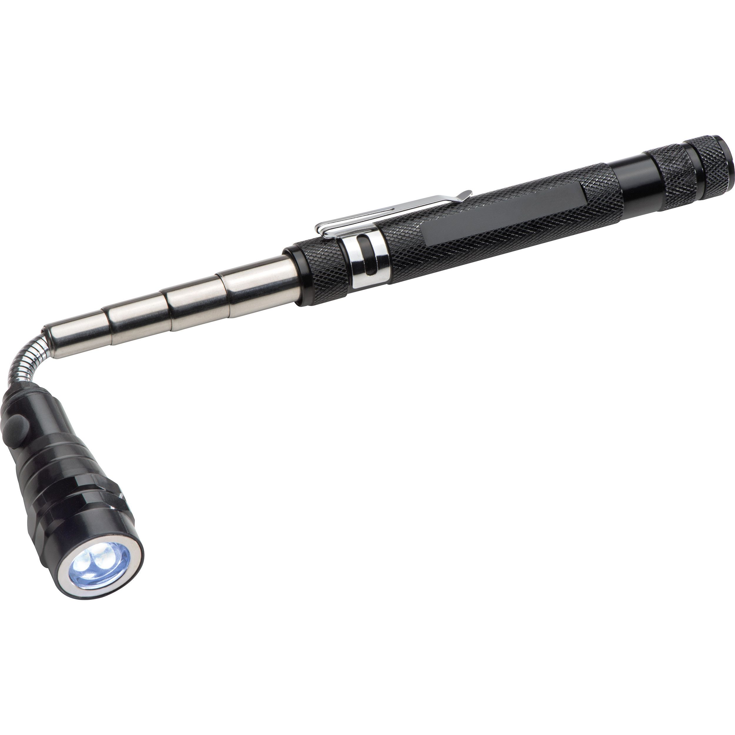 LED Taschenlampe mit Teleskopfunktion - schwarz-875