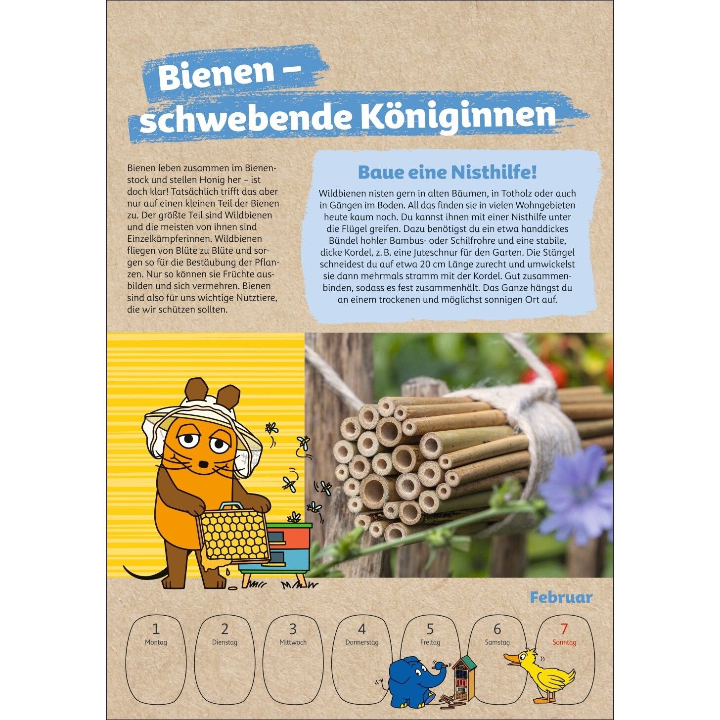 Schütze die Erde mit der Maus - Kinder Kalender-398