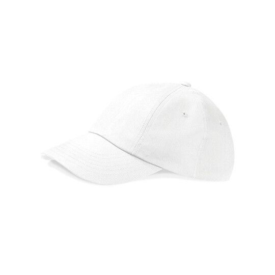 Low Profile Heavy Cotton Drill Cap - white-406