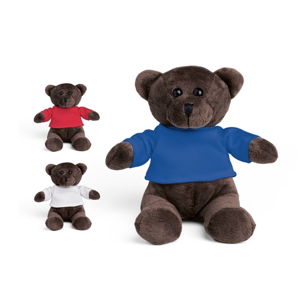 BEAR Teddybär Plüschtier mit T-Shirt - königsblau-666