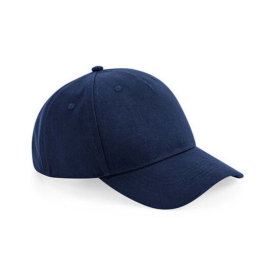 Organic Cotton 5 Panel Cap - navy-639