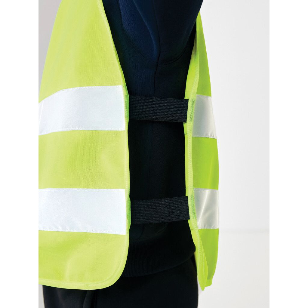 Sicherheitsweste aus GRS recyceltem PET 7-12 Jahre - gelb-128