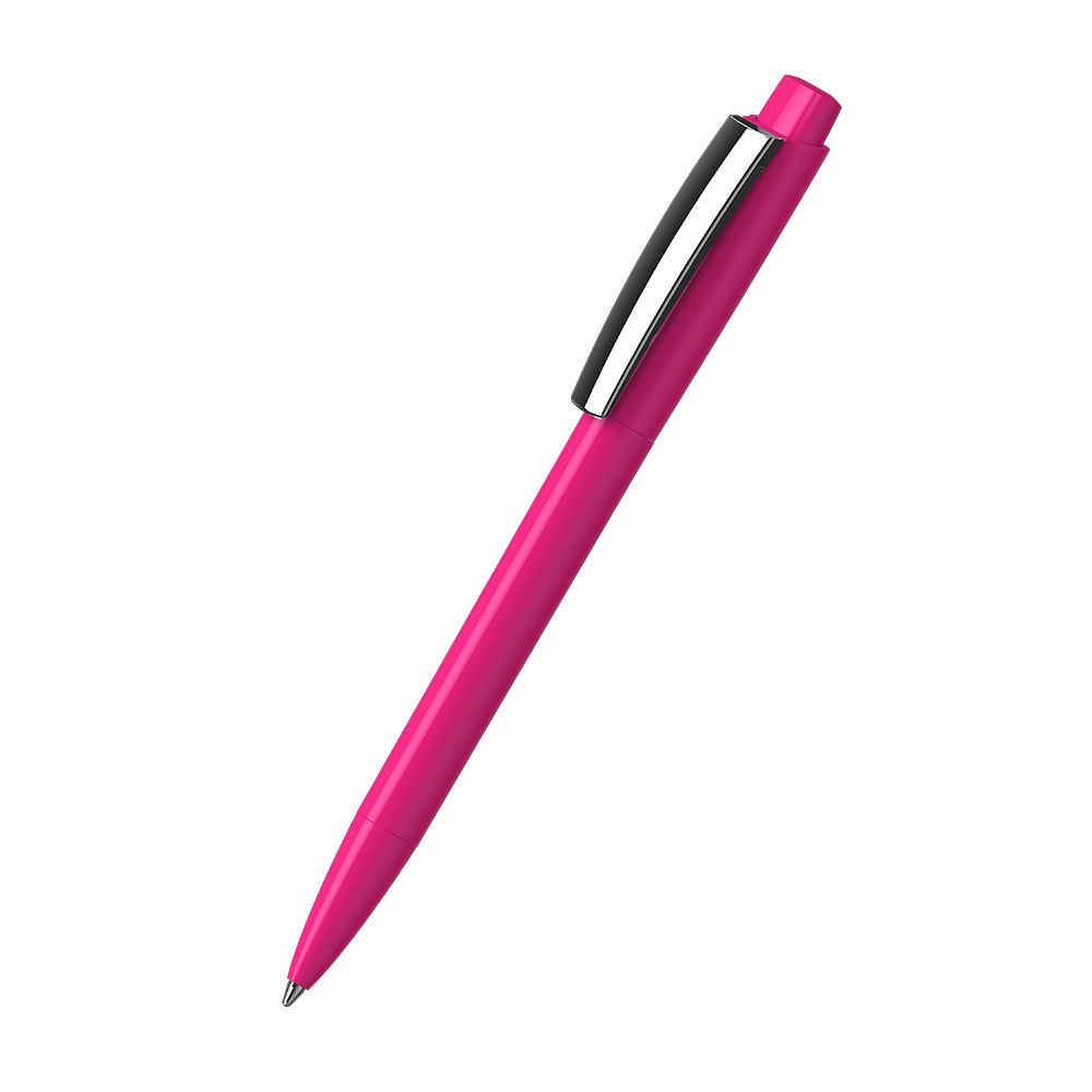 Druckkugelschreiber Zeno high gloss PMn - magenta-126