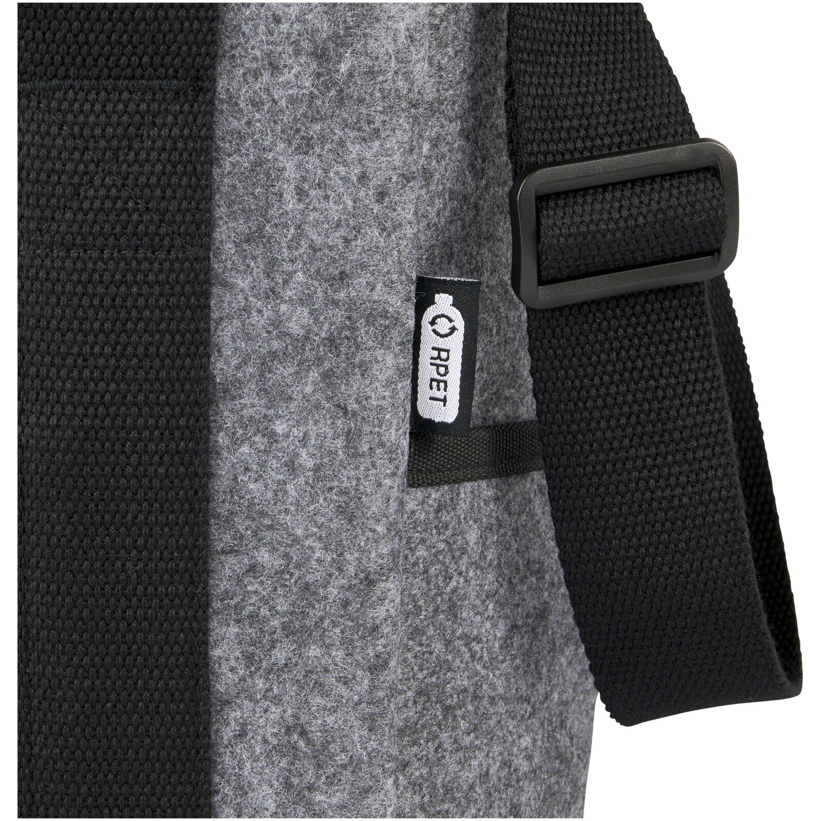 Felta Kühltasche aus GRS-recyceltem Filz 21 L - mittelgrau-801