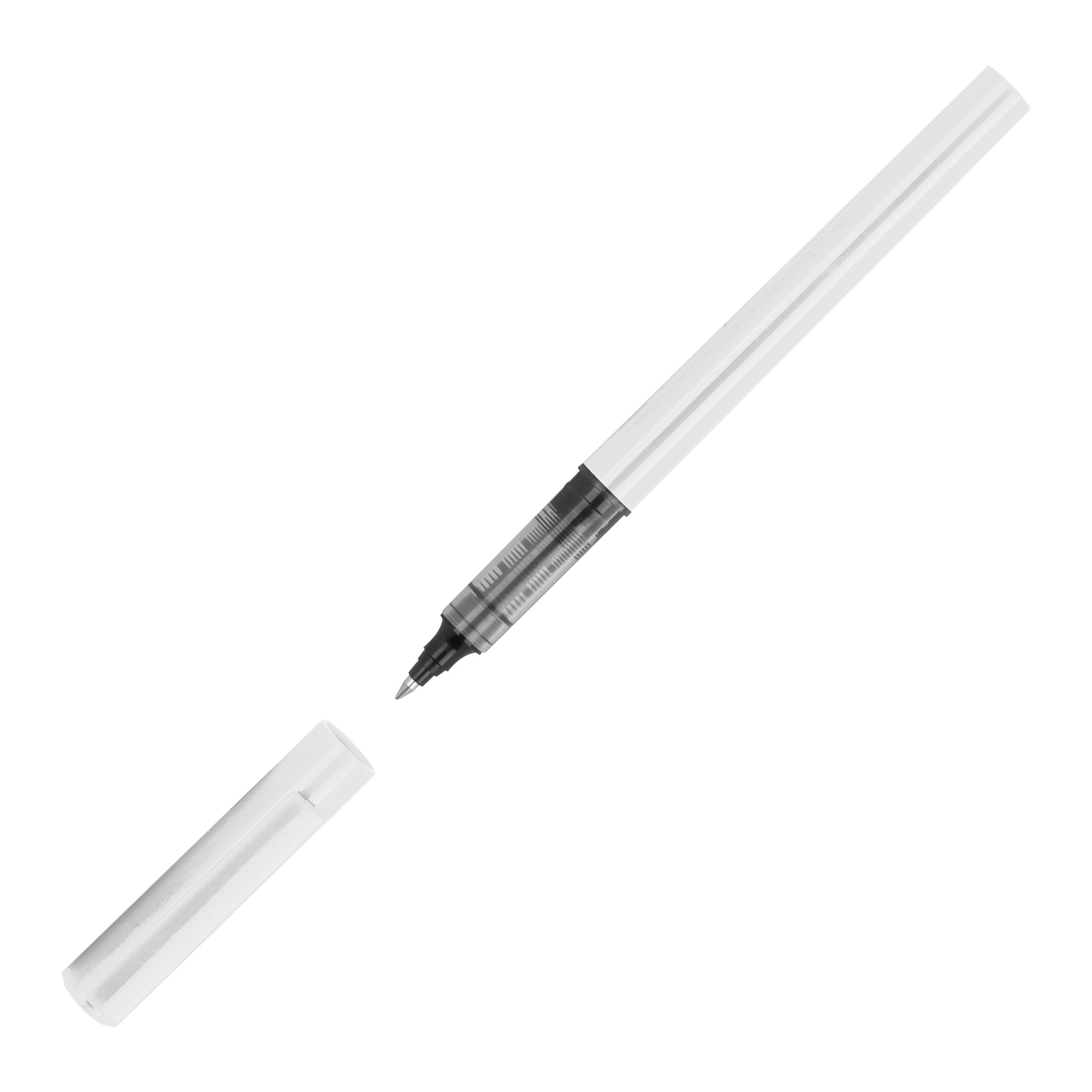 Rollerball mit Kappe - weiß-62