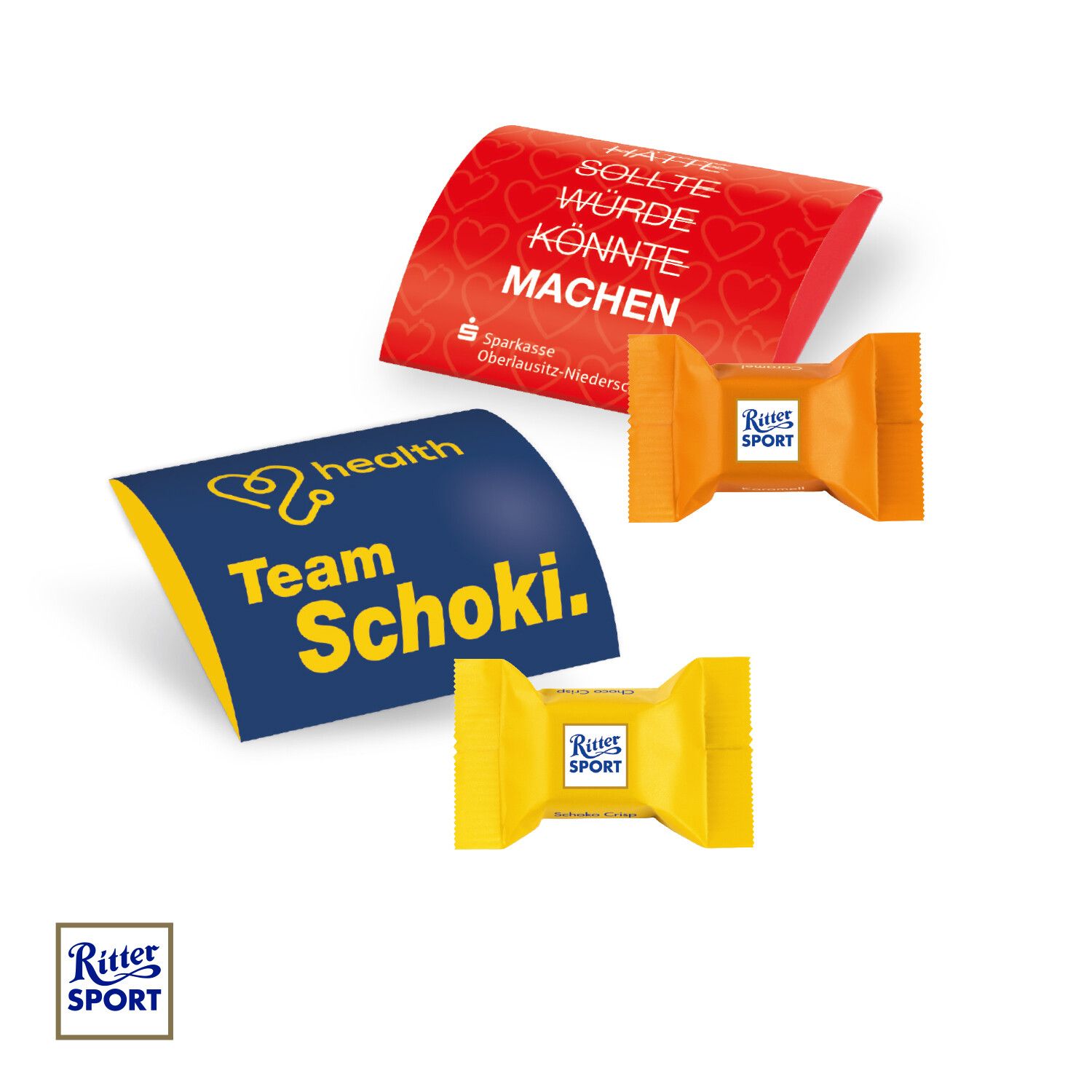 Ritter Sport "Schokowürfel" im Werbebriefchen-884