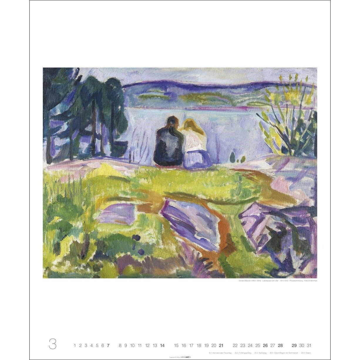 Edvard Munch Edition - Kunst & Kultur Kalender-555