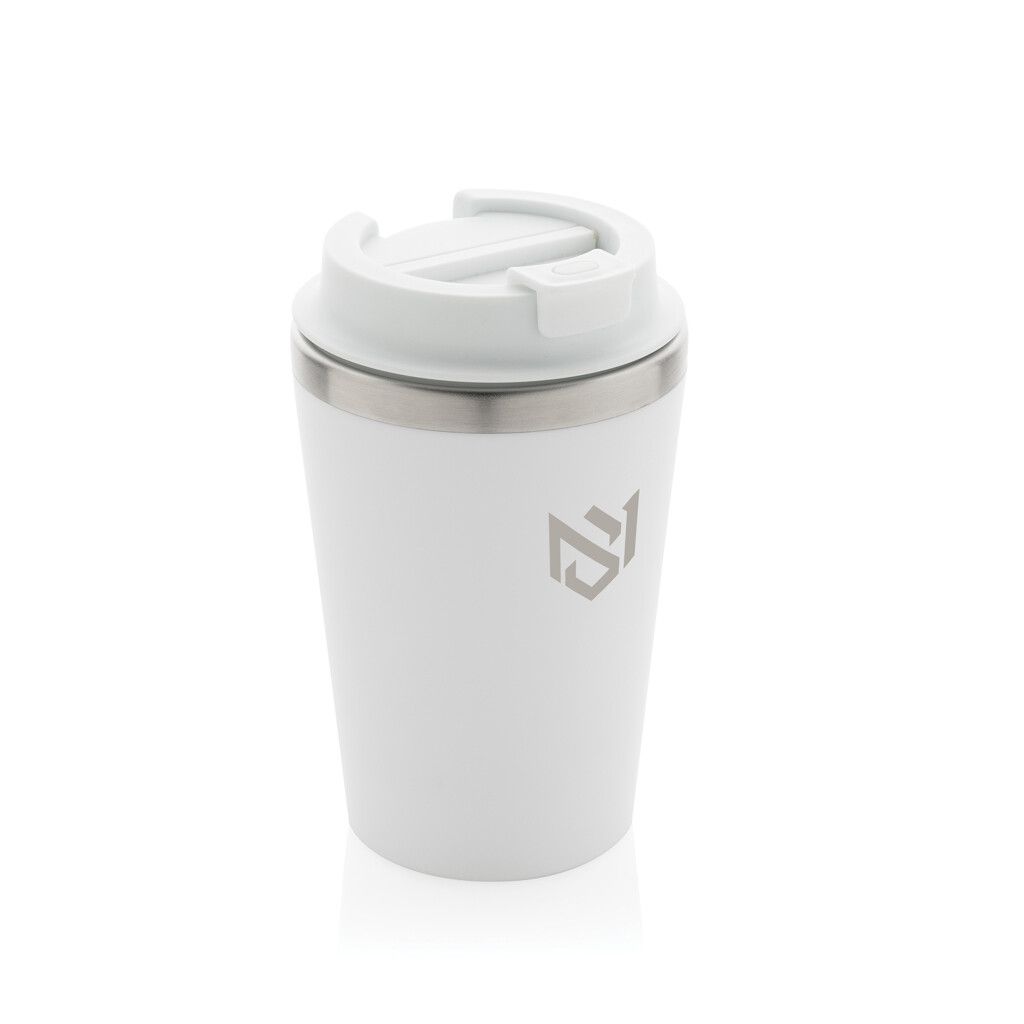 Java 350ml doppelwandiger Becher aus RCS recyceltem PP - weiß-856