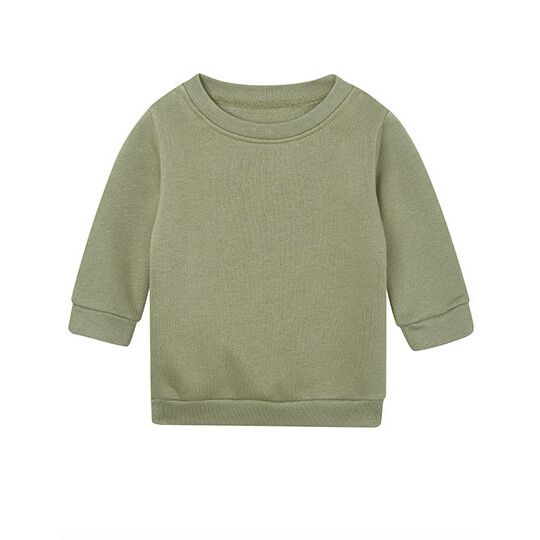 Baby Essential Sweatshirt - soft olive-579