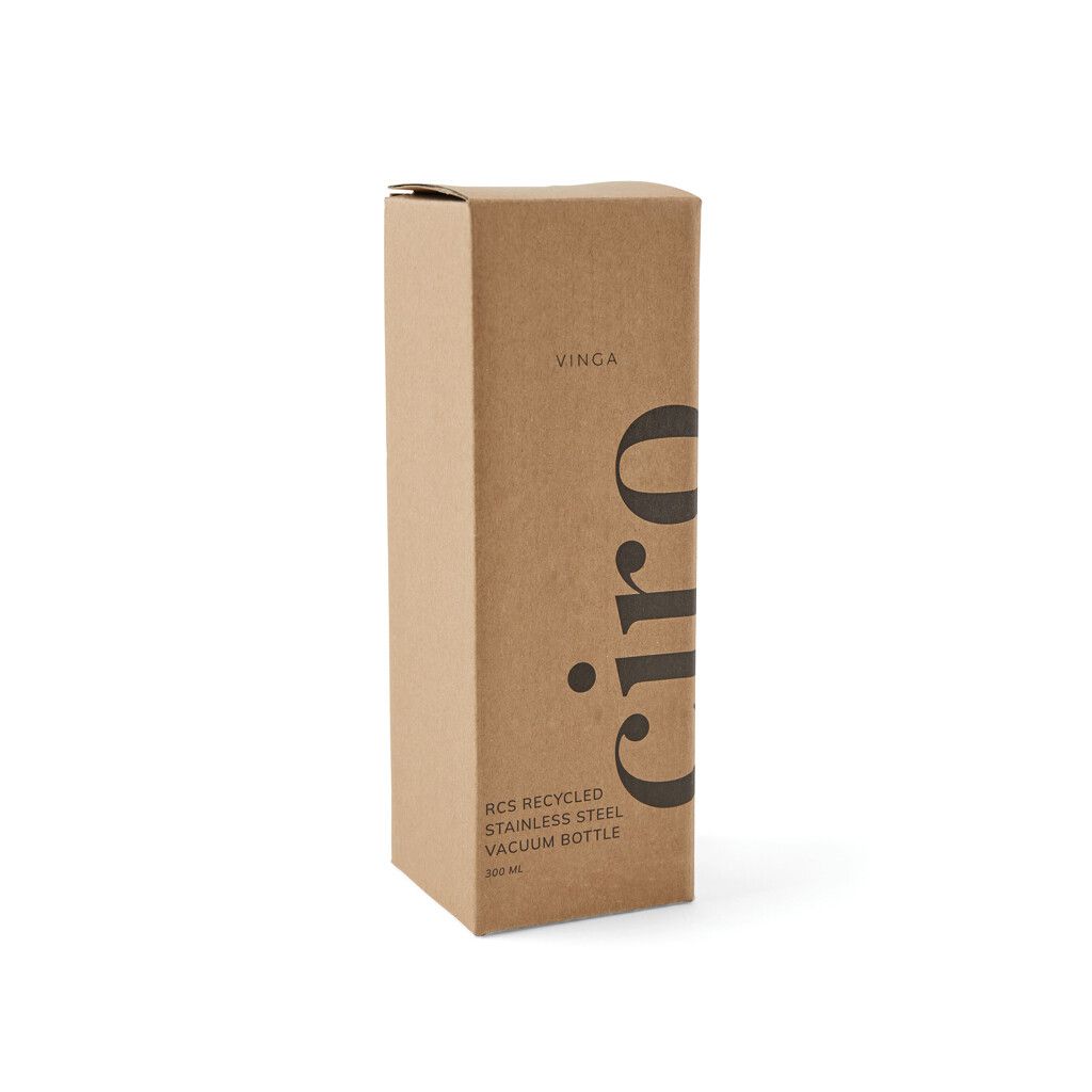 VINGA Ciro RCS recycelte Vakuumflasche 300ml - weiß-67