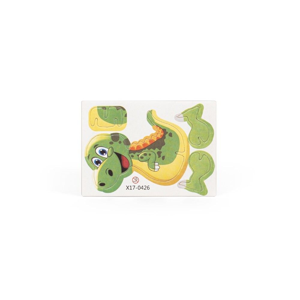 DINOSAURUS 3D-Puzzle in Dinosaurierform aus Papier und EVA - natur-440