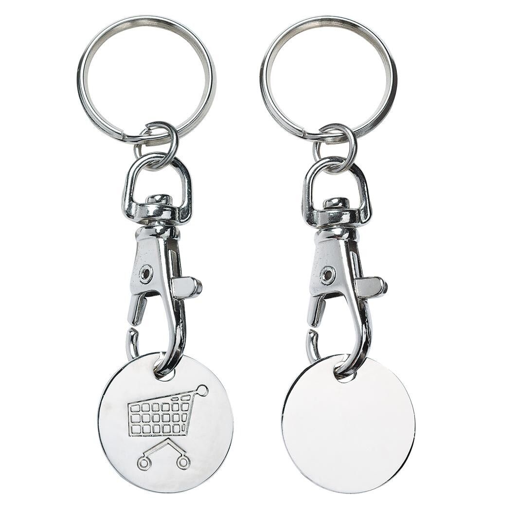 Chip-Schlüsselanhänger Elegance - silber-270