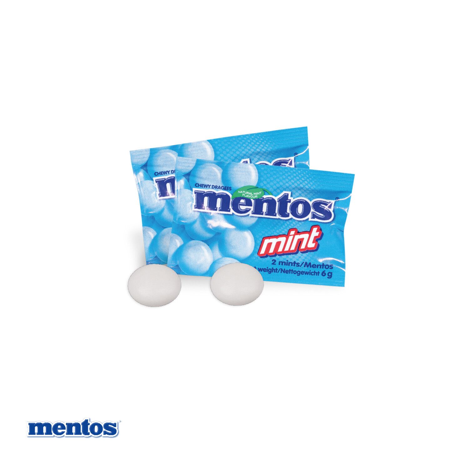 Werbebriefchen "Fresh” mit  Mentos Mint-218