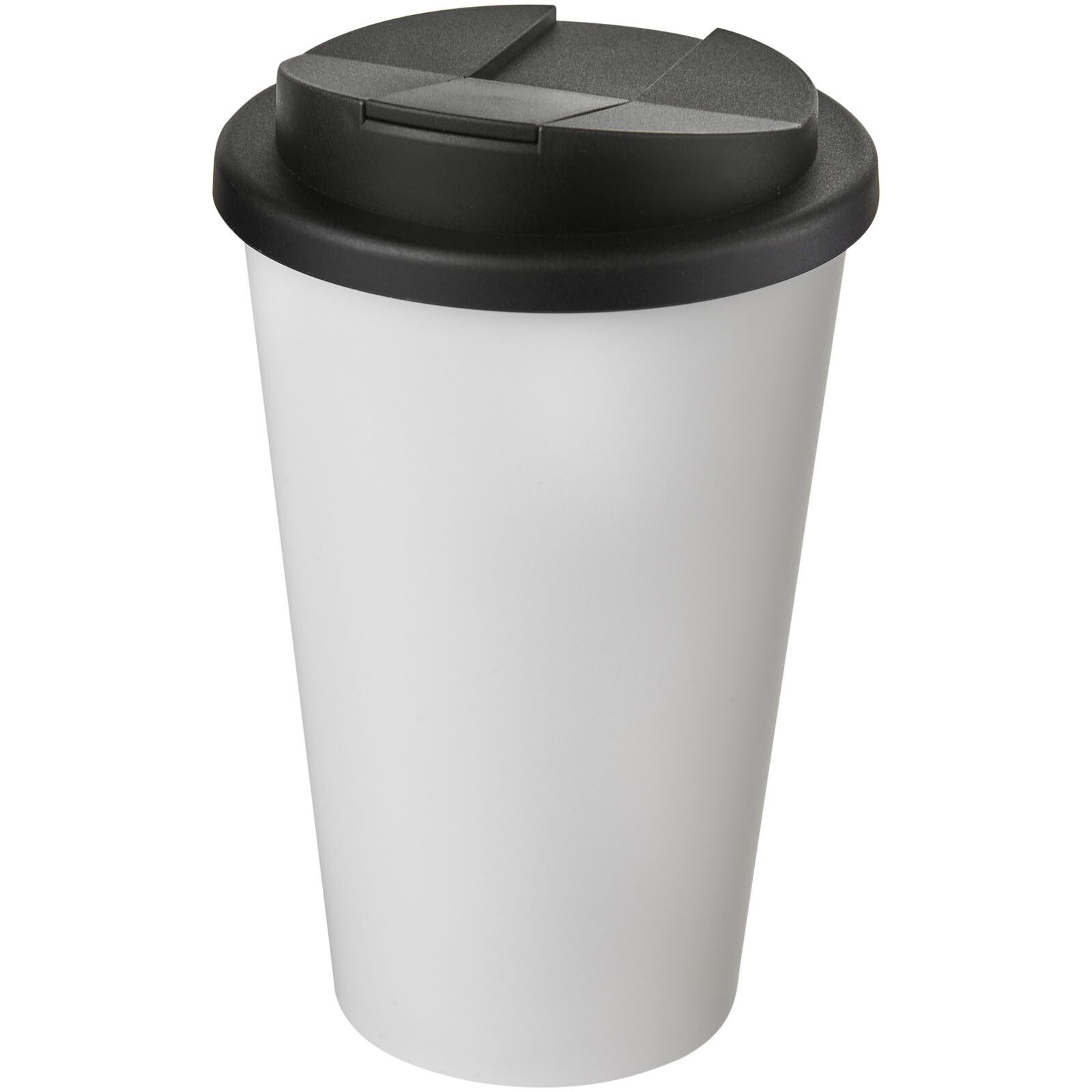 Americano 350 ml Isolierbecher mit auslaufsicherem Schraubverschluss - weiss -  schwarz-823