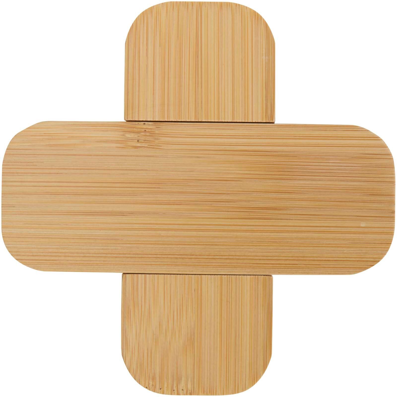 Croc Untersetzer aus Bambus – klein - natur-76