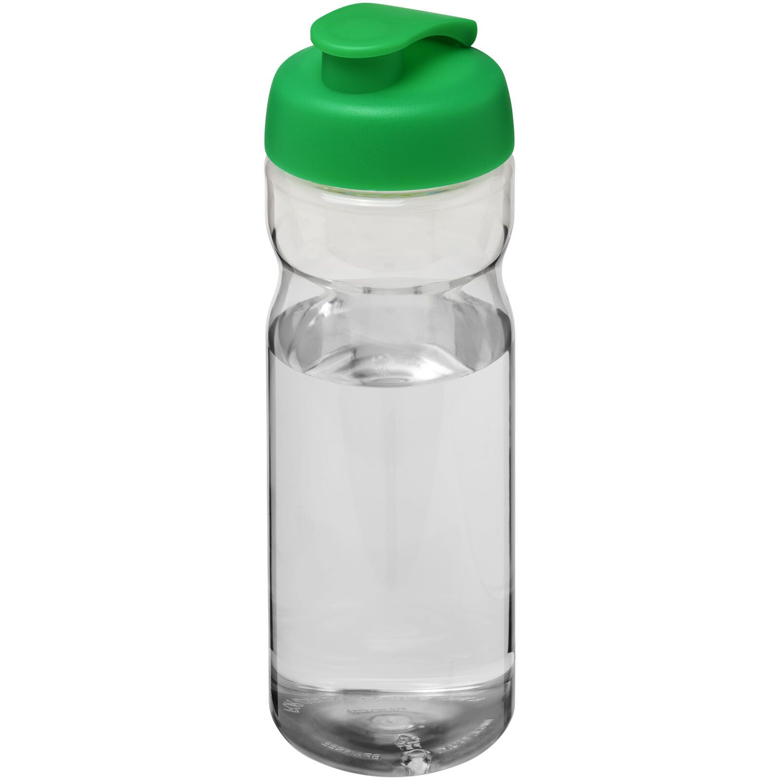 H2O Active Base 650 ml Sportflasche mit Klappdeckel - transparent -  grün-198