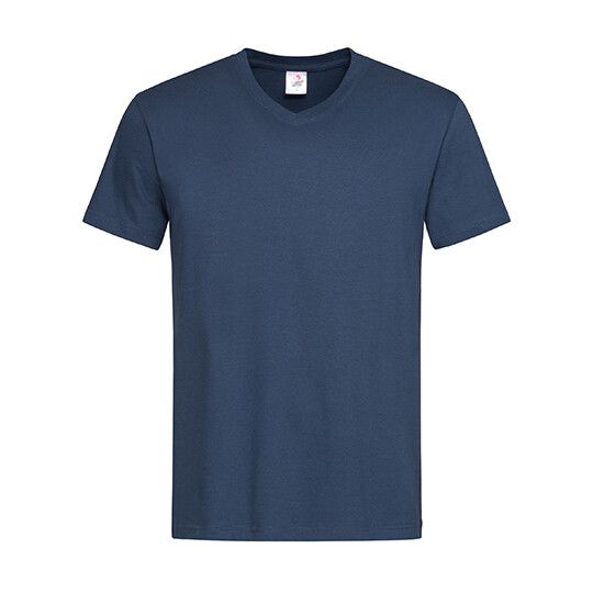Classic-T V-Neck - navy blue-572