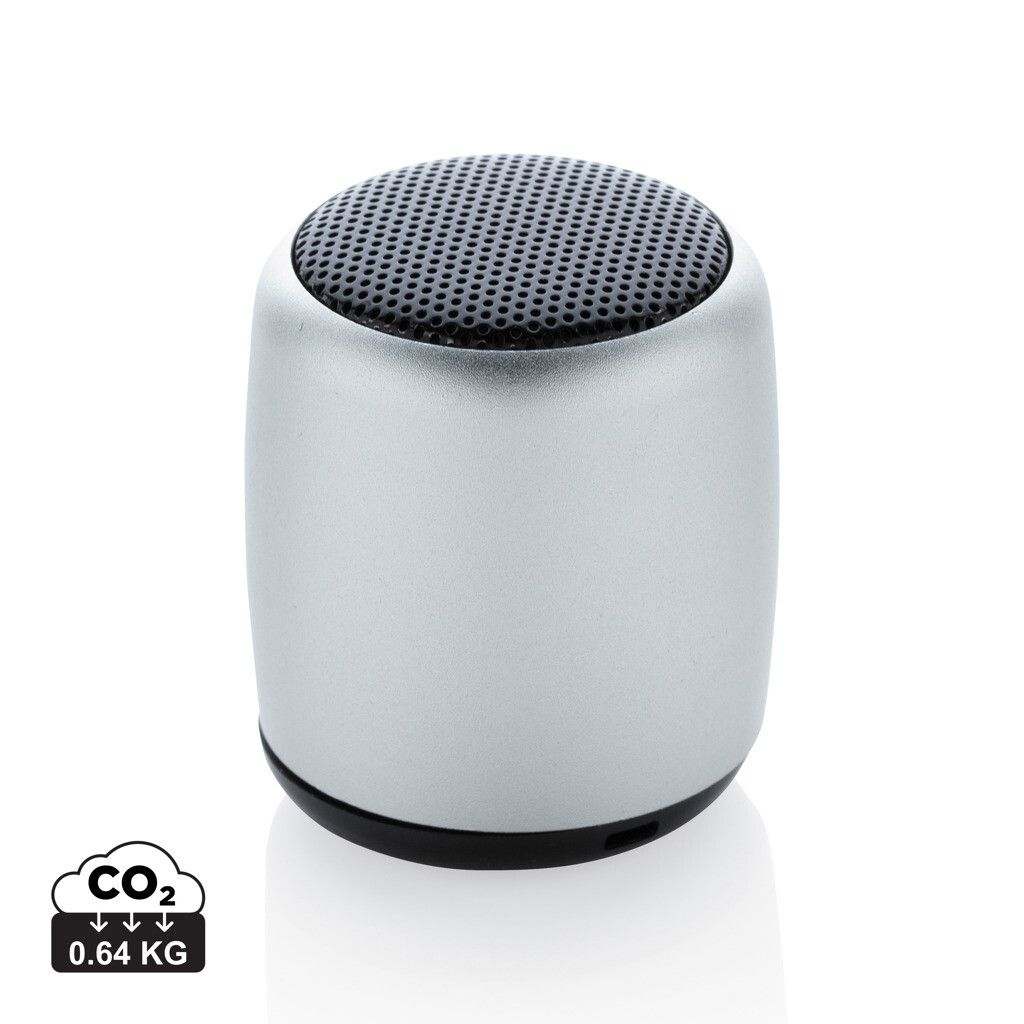 Kabelloser Mini-Lautsprecher aus Aluminium - silber-837