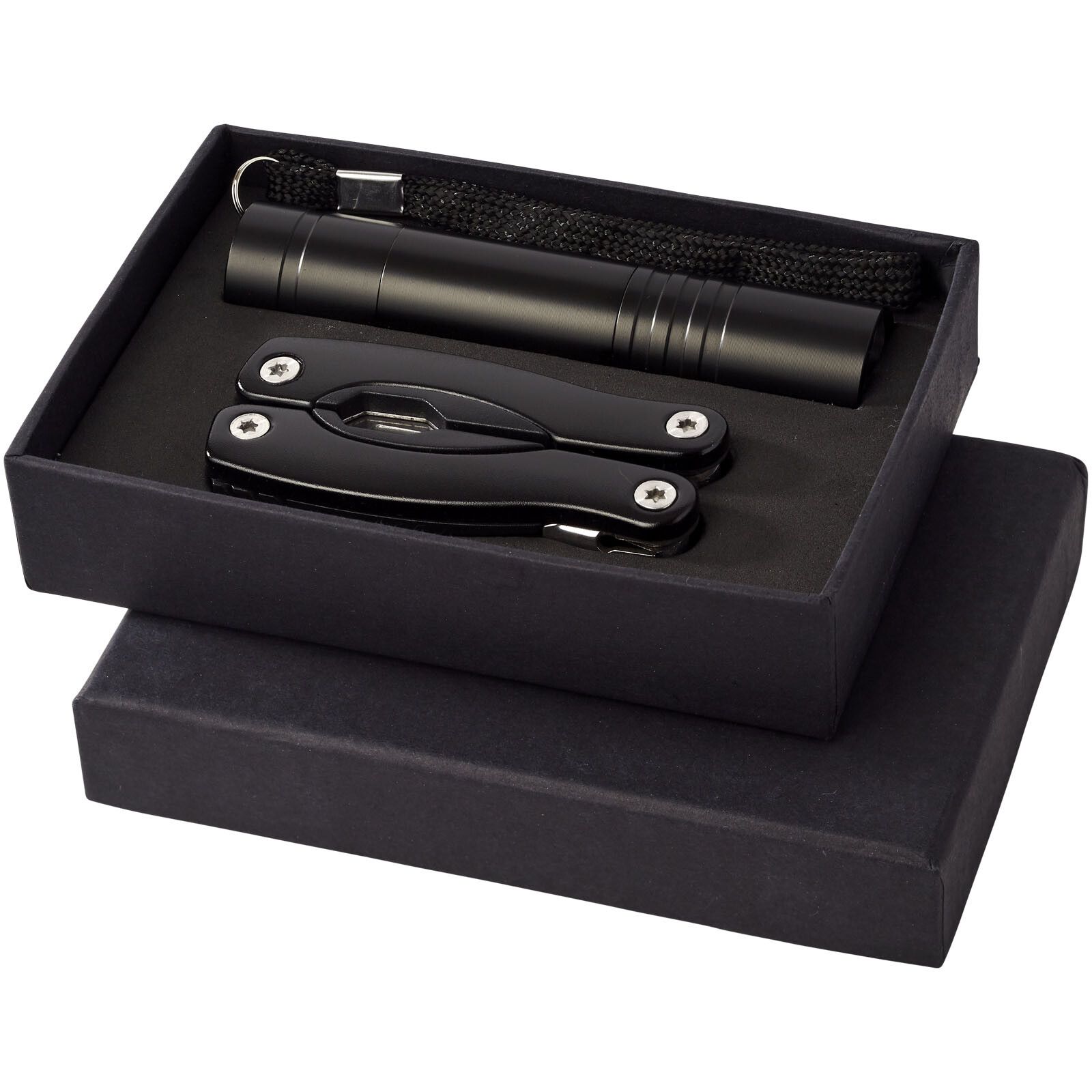 Scout Multifunktionswerkzeugs- und LED-Taschenlampen-Set - schwarz-283