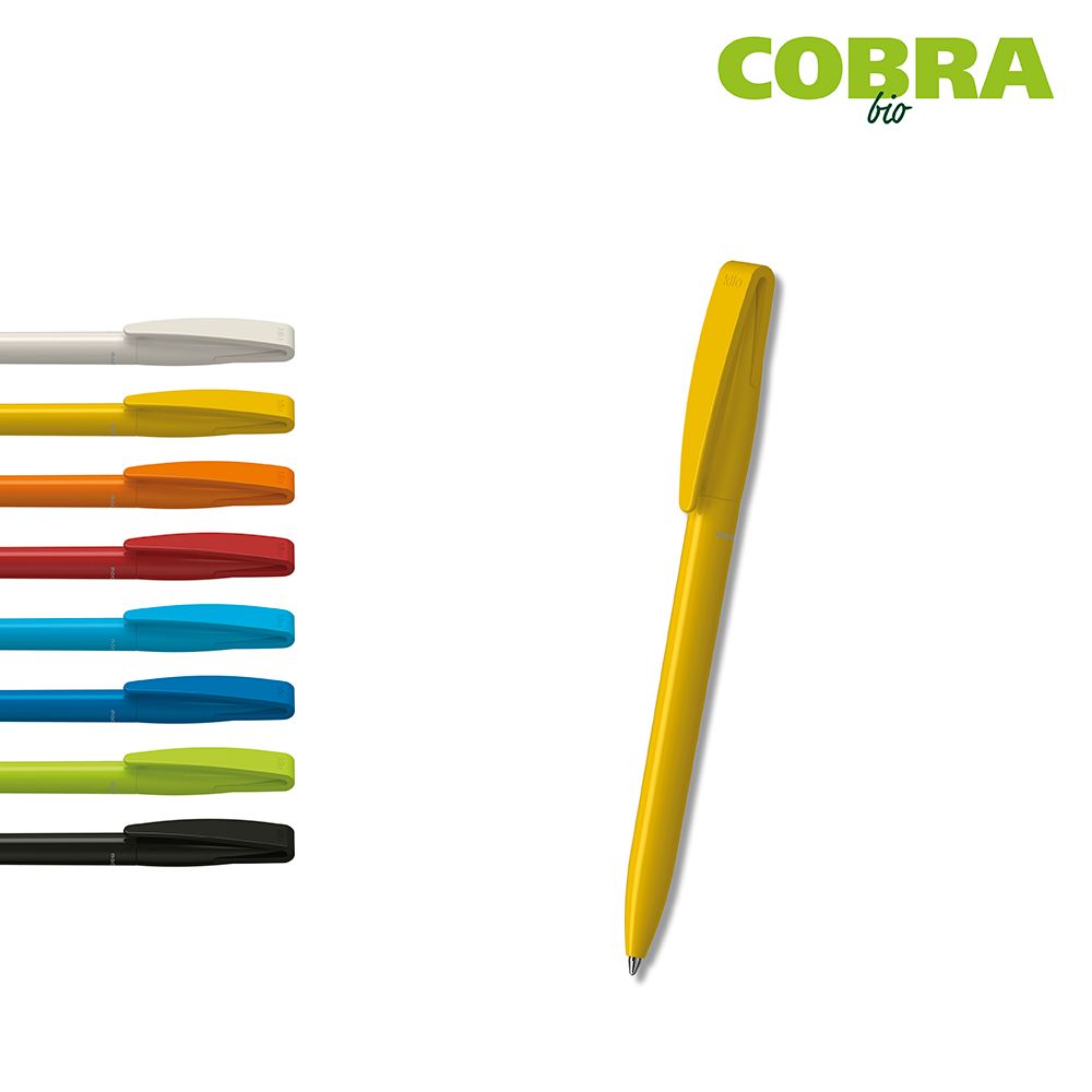 Drehkugelschreiber Cobra bio - gelb-795