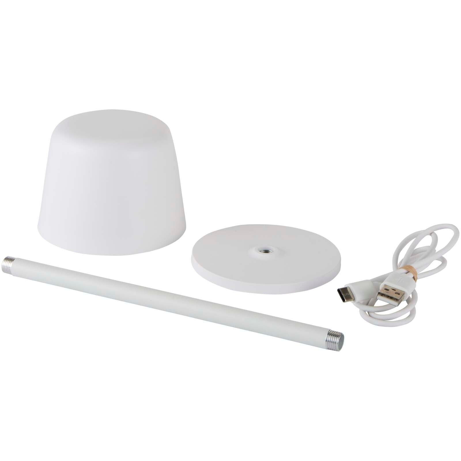 Alya Wiederaufladbare dimmbare Tischlampe mit 3 Lichtmodi - weiss-42