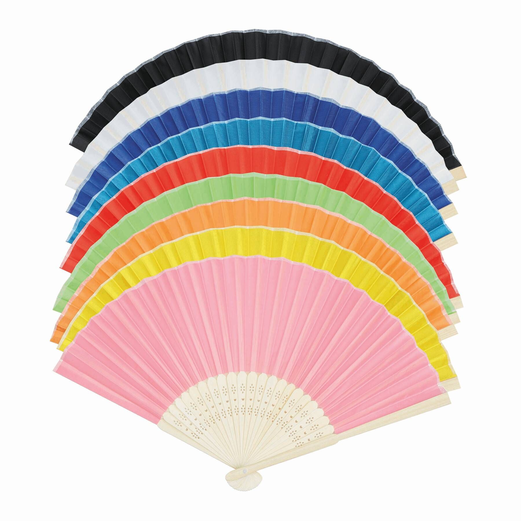 Faltbarer Fächer BAMBOO COOL - grün-325