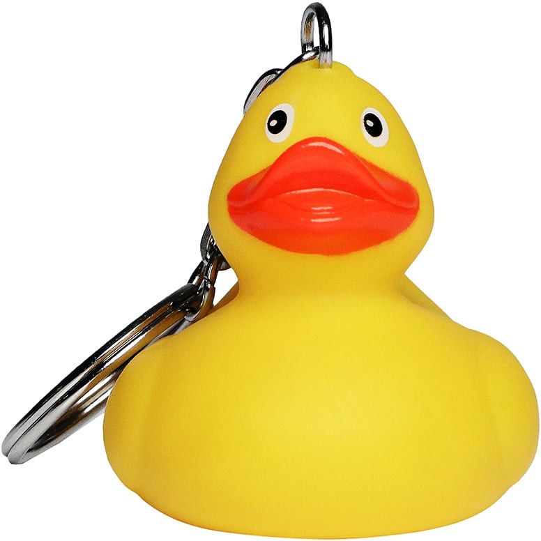 Schlüsselanhänger Ente - gelb-480