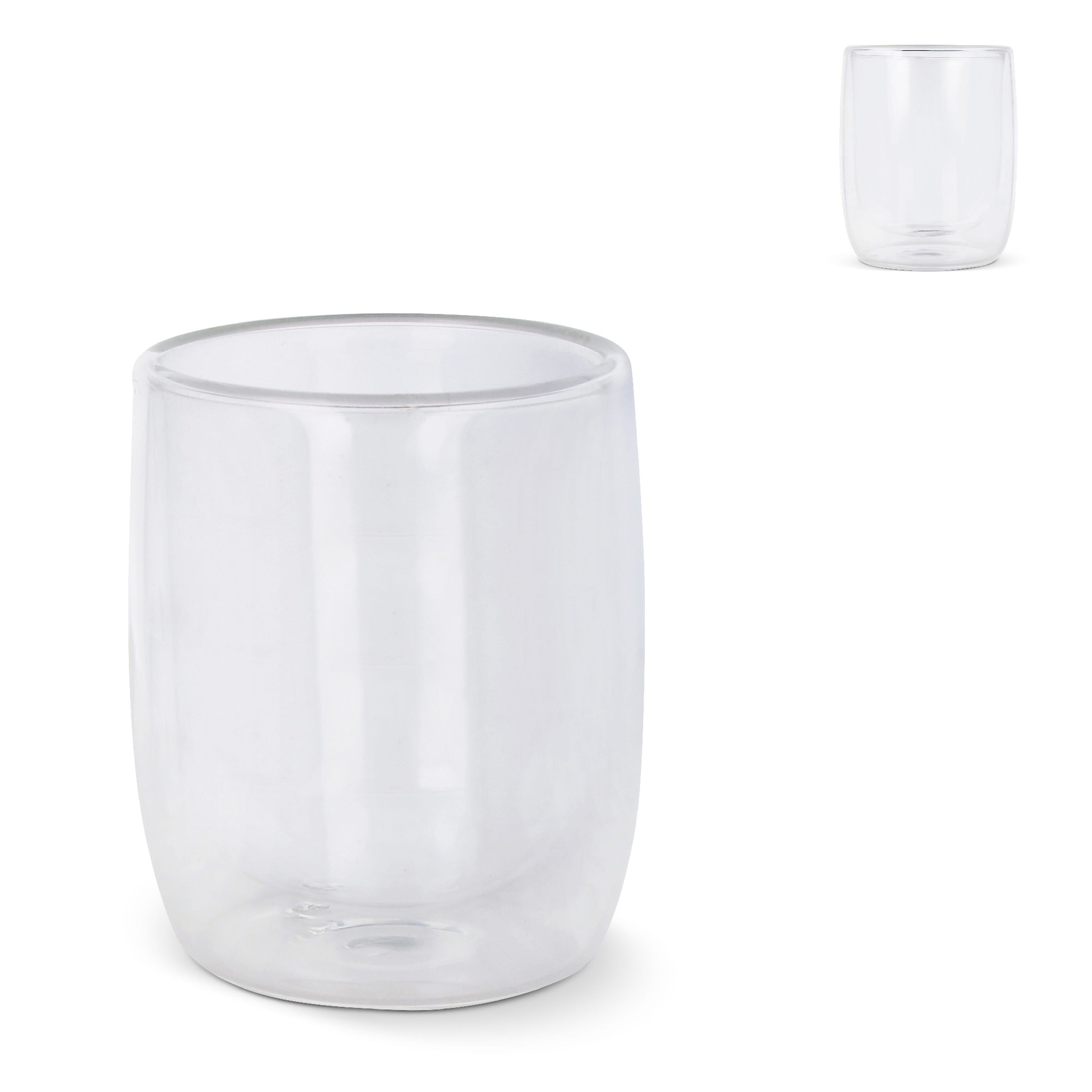 Doppelwandiges Kaffeeglas Marian 230 ml - transparent-848