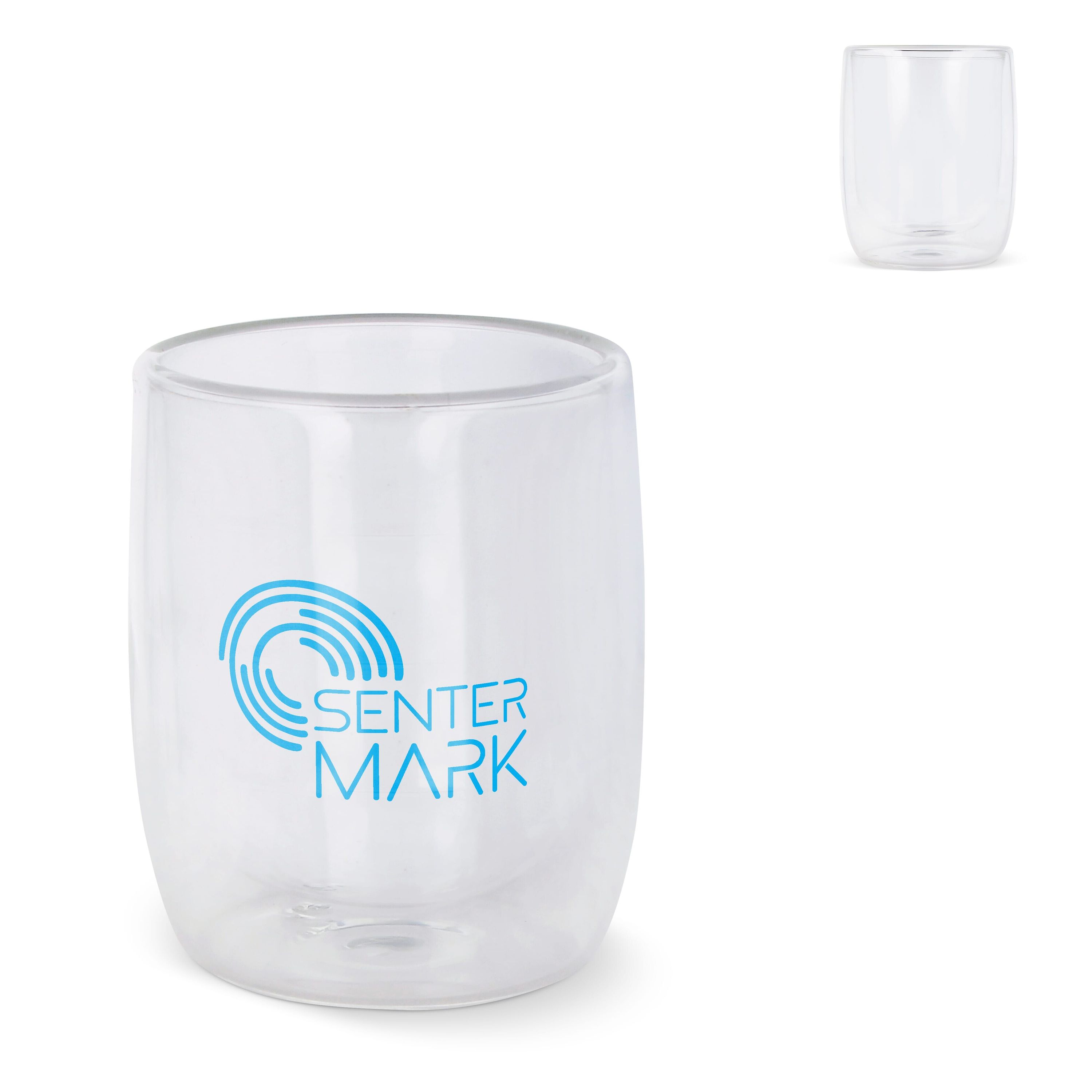 Doppelwandiges Kaffeeglas Marian 230 ml - transparent-848