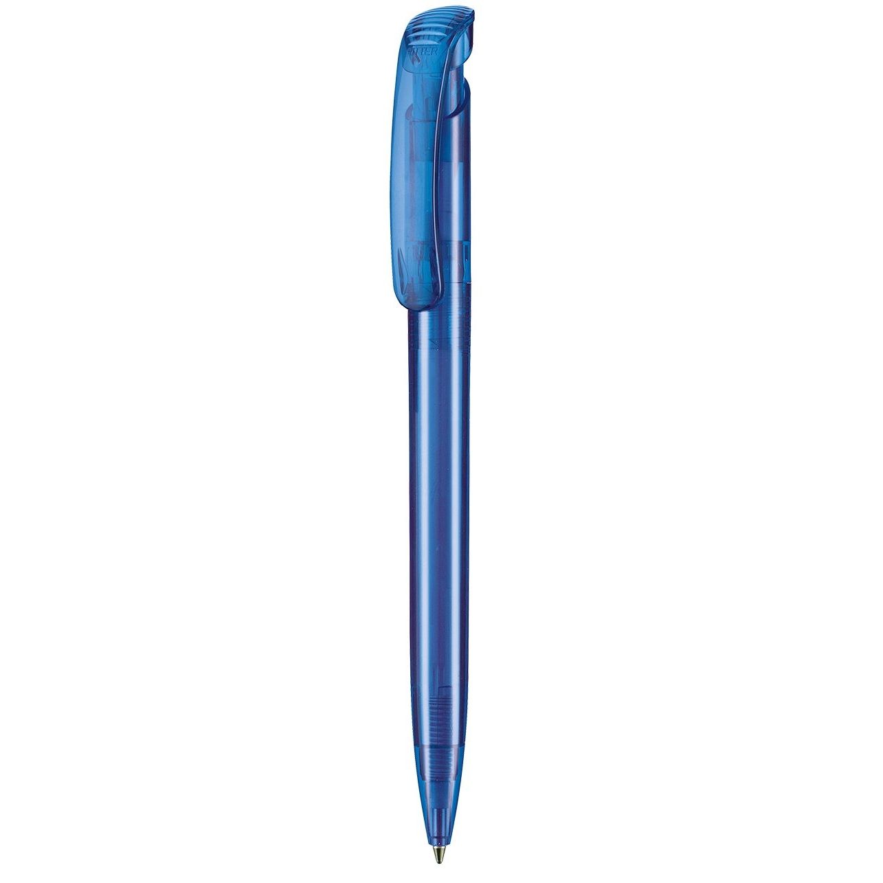Kugelschreiber CLEAR TRANSPARENT - ozean-blau-850
