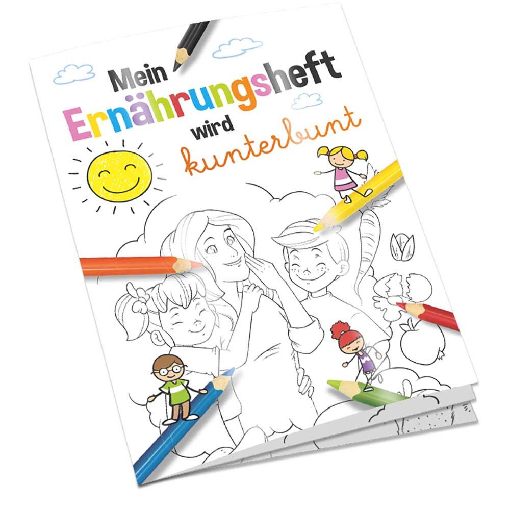 Malbuch / Mal-Set A6 - Ernährung - Malbuch neutral-841