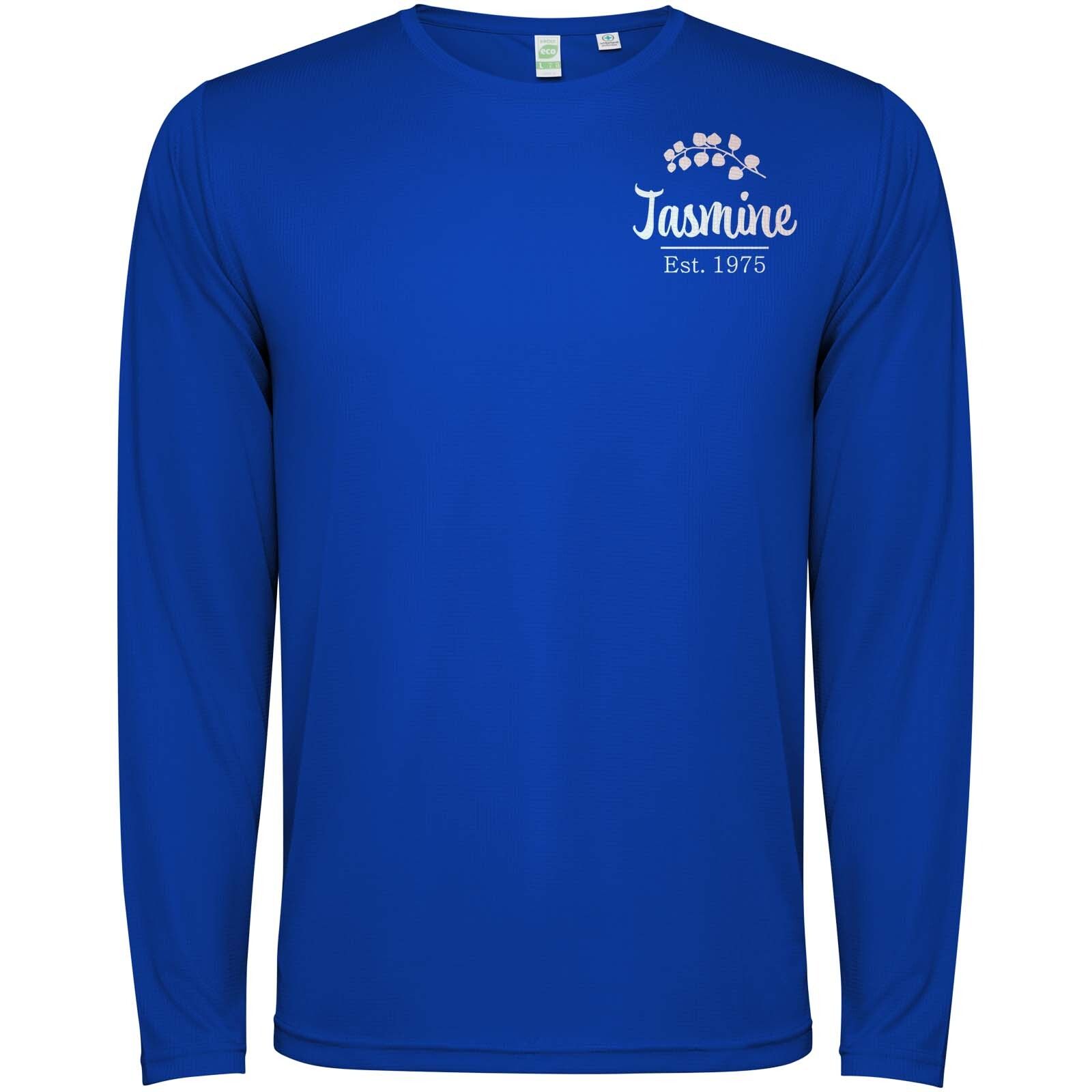 Estoril Langarm-Shirt  - royalblau - S-39