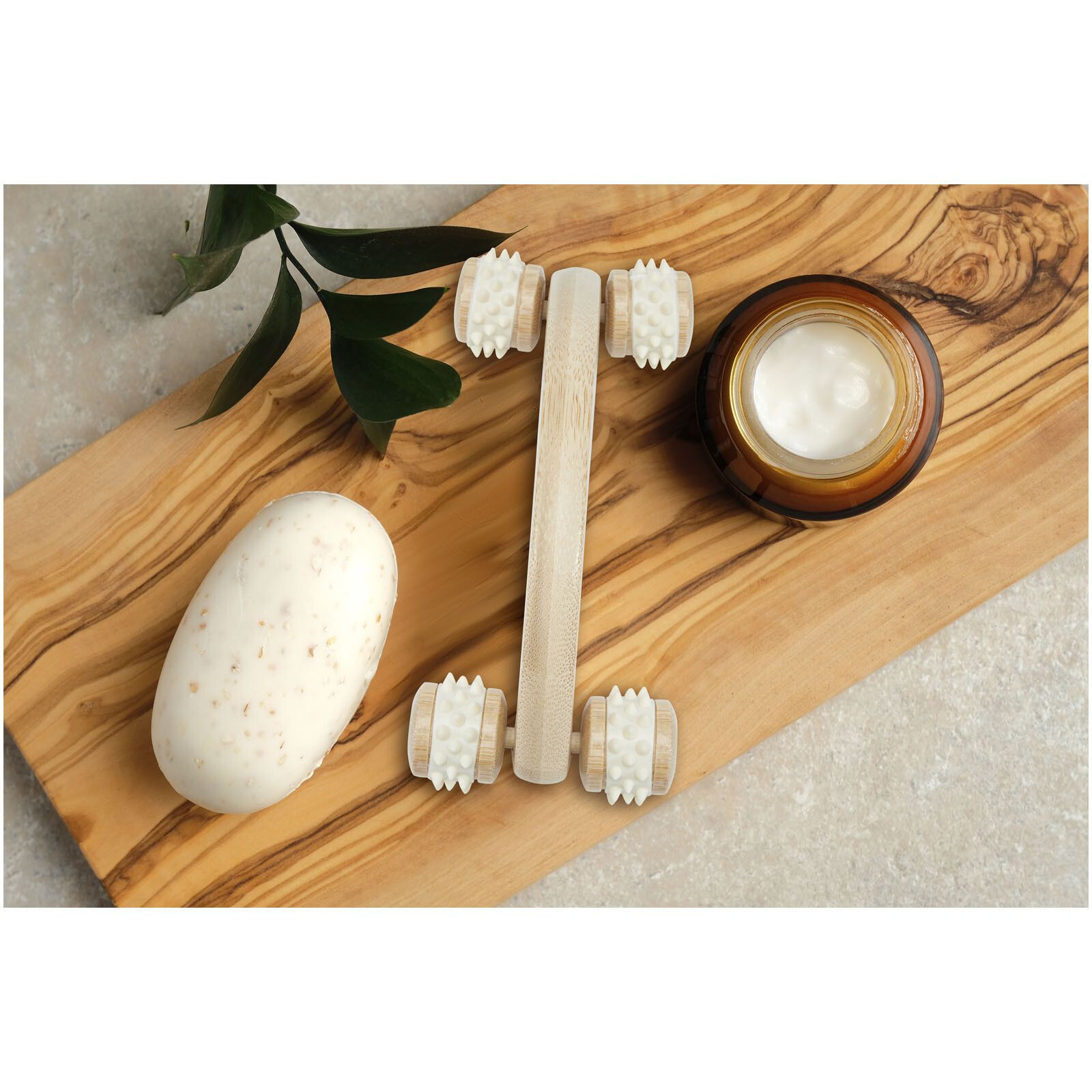 Volu Massagegerät aus Bambus - natural-424