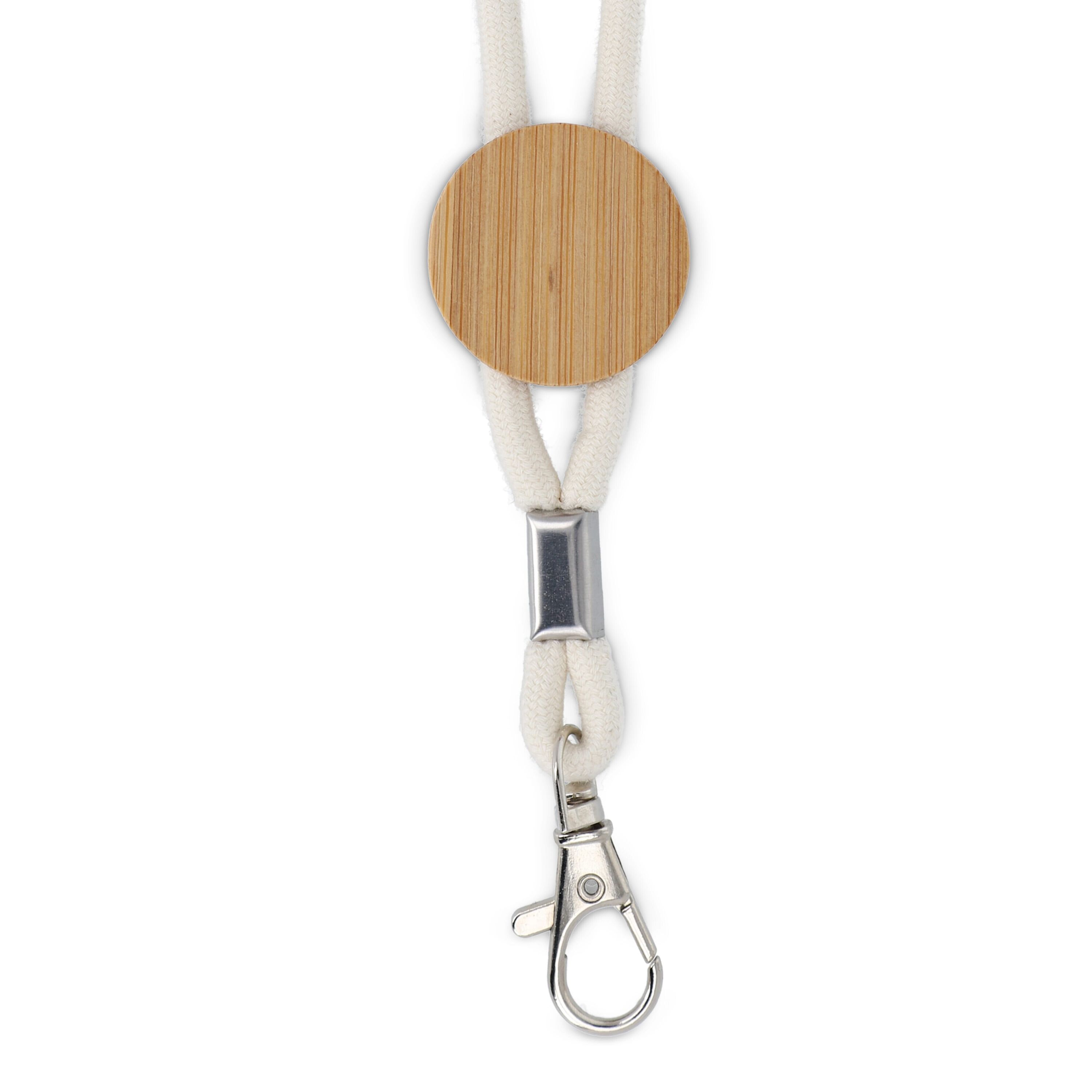 Baumwollkordel Lanyard - natur-874