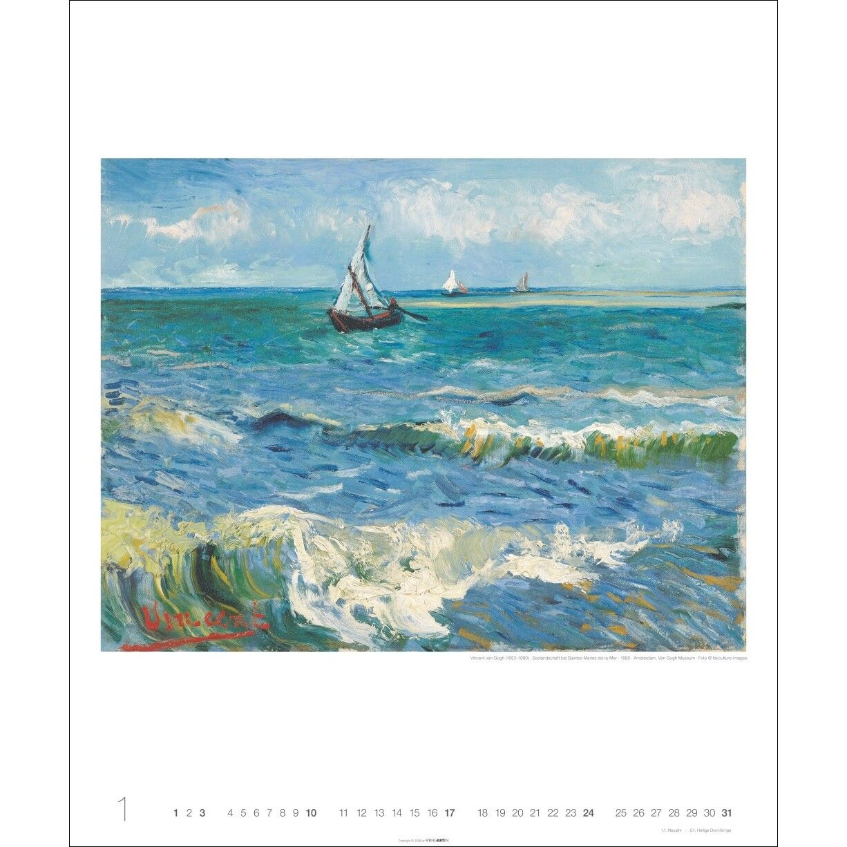 Vincent van Gogh Edtion - Kunst & Kultur Kalender-307