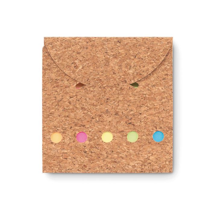 Notizblock-Set mit Kork FOLDCORK - beige-523