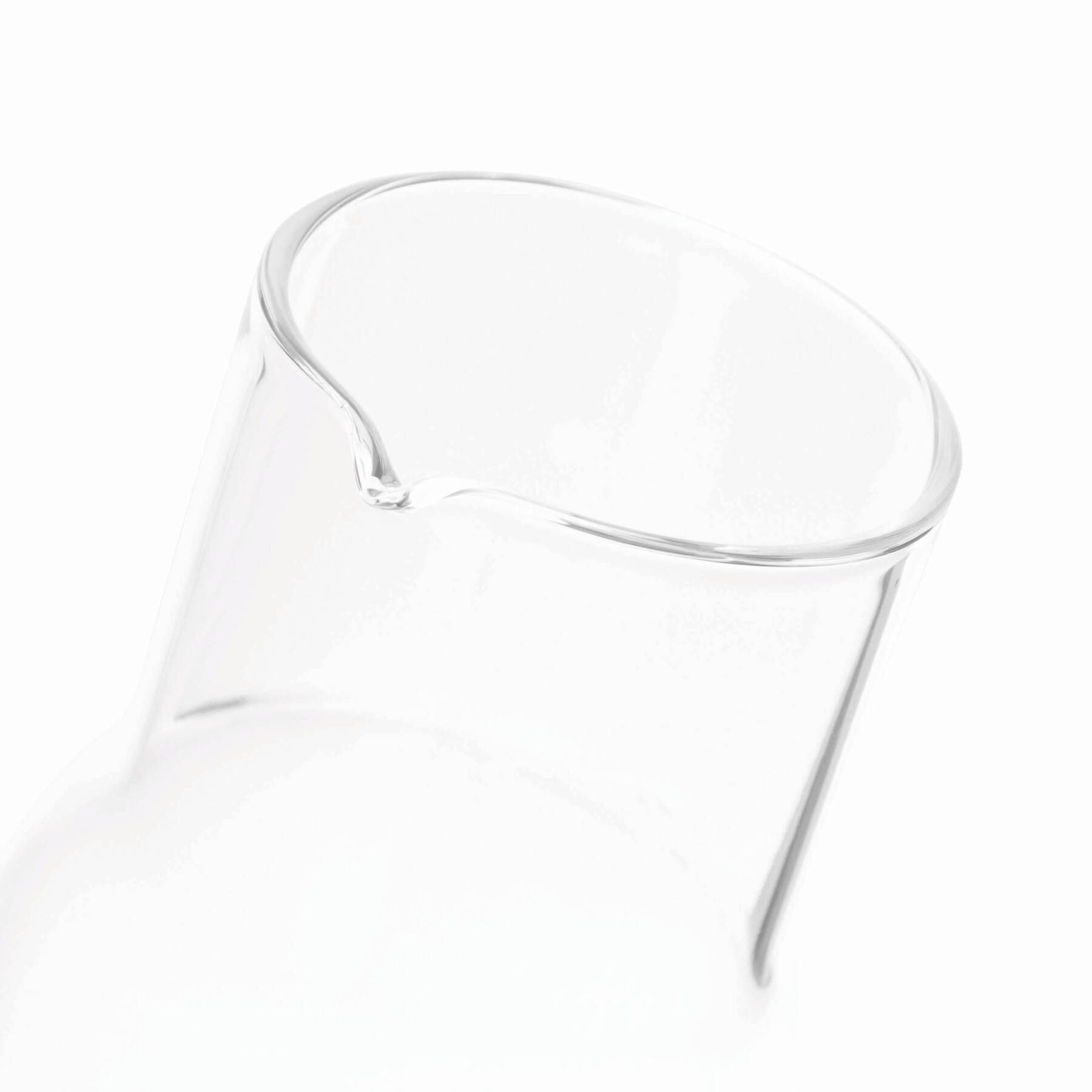 Glas-Karaffe mit Trinkglas CALMY - transparent-83