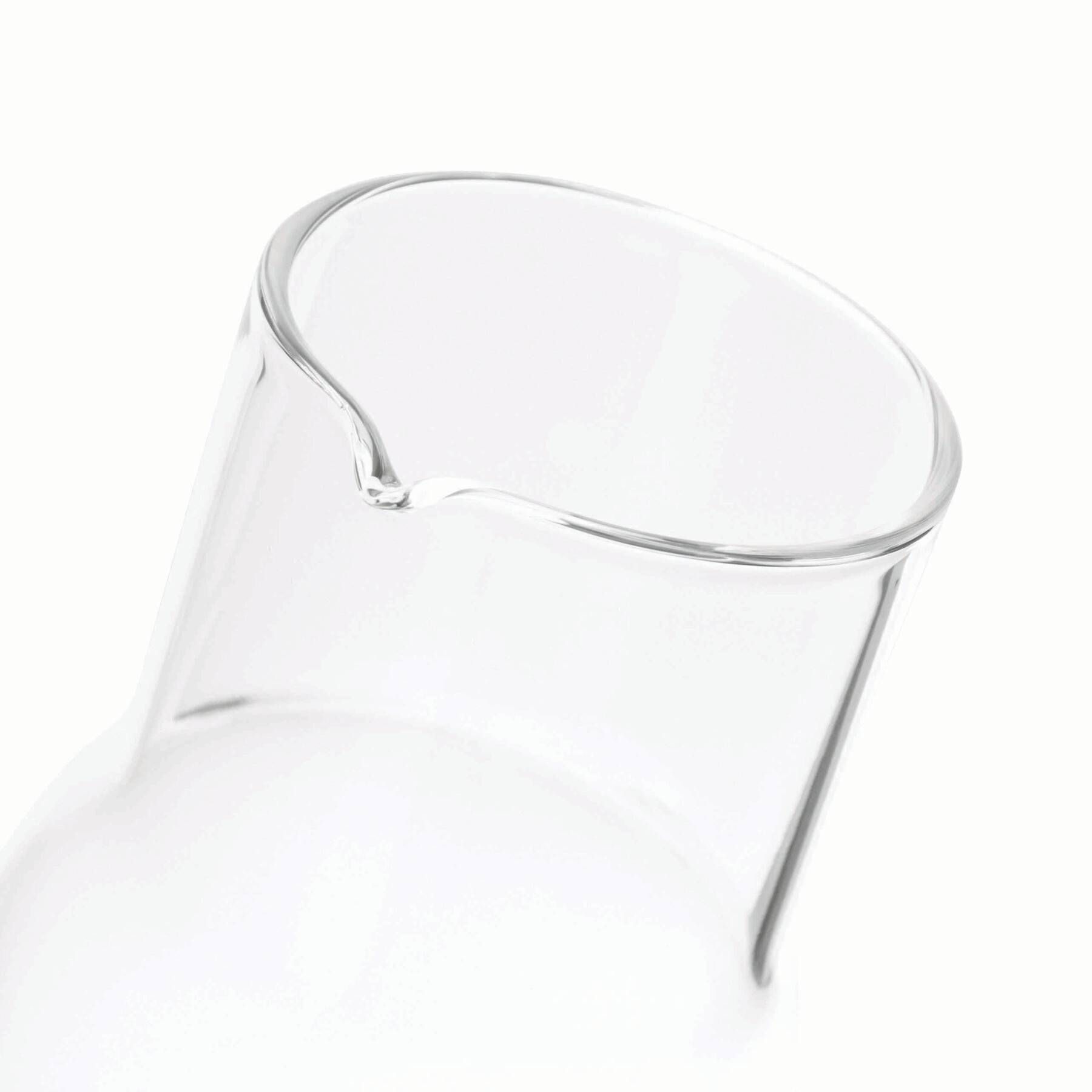 Glas-Karaffe mit Trinkglas CALMY - transparent-83