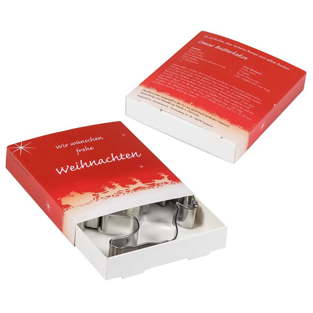 Backförmchen Premium-Box - Xmas - Komet + Glocke-850