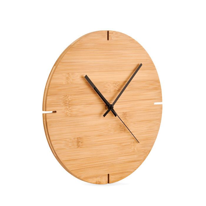 Wanduhr Bambus ESFERE - holz-696