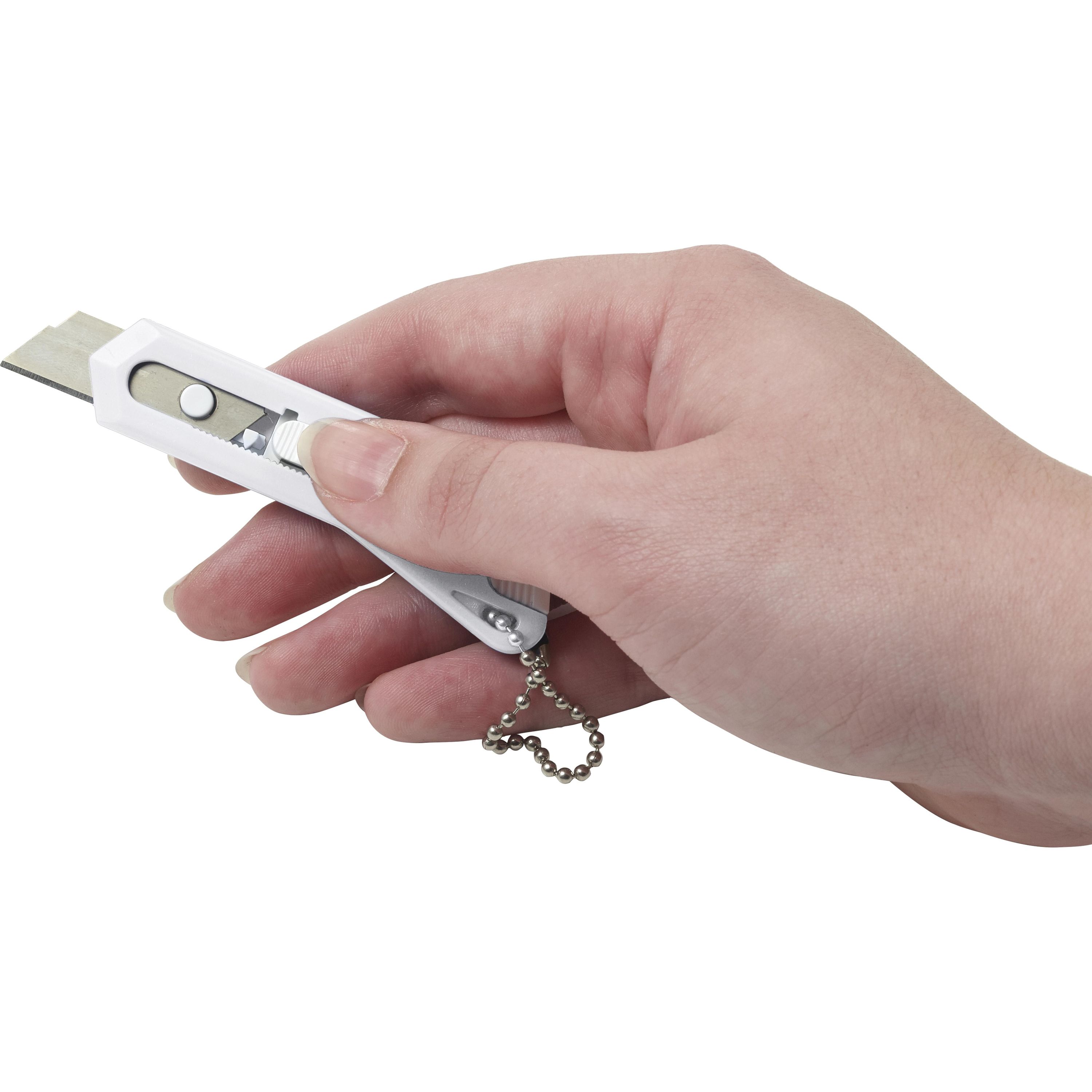 Kleines Cuttermesser aus Kunststoff Julien - weiß-966