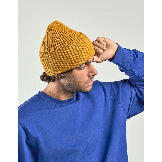 Oak Beanie - mustard-115