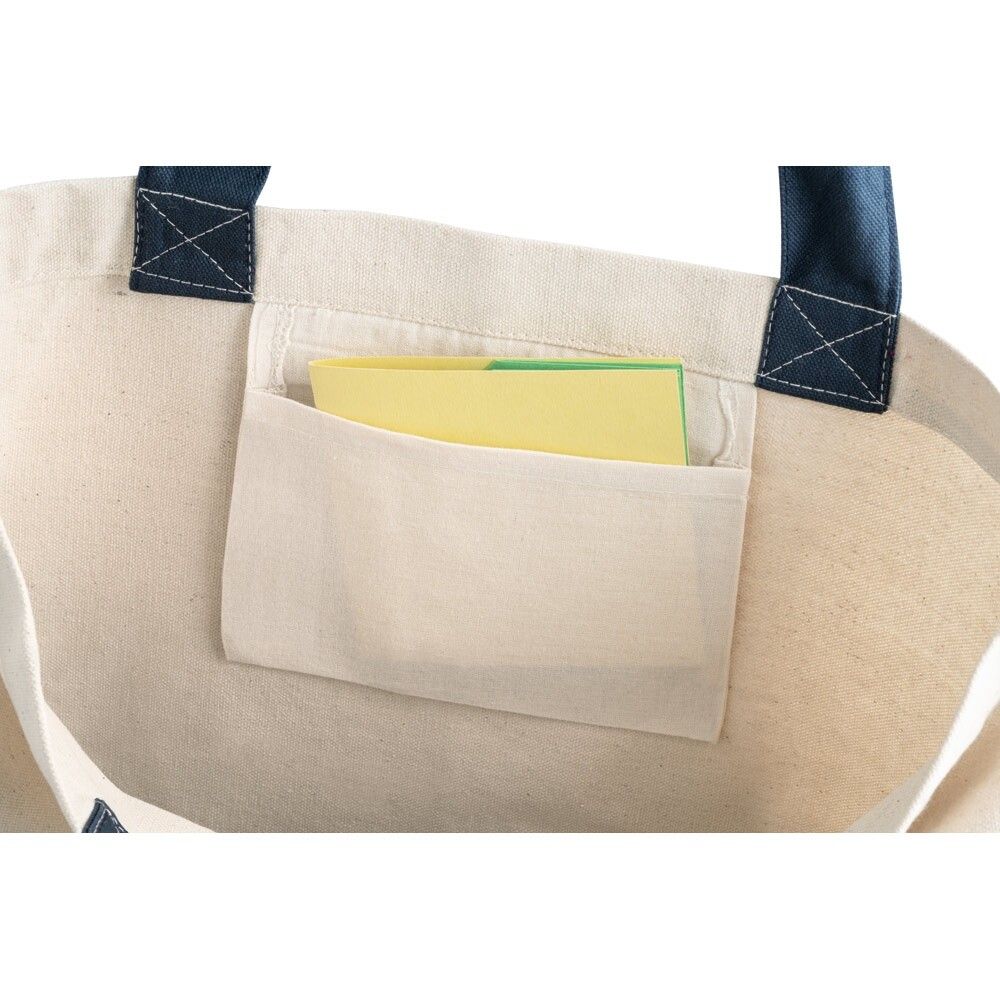 EDMONTON Tragetasche aus 100% Canvas-Baumwolle (280 g/m²) - blau-886